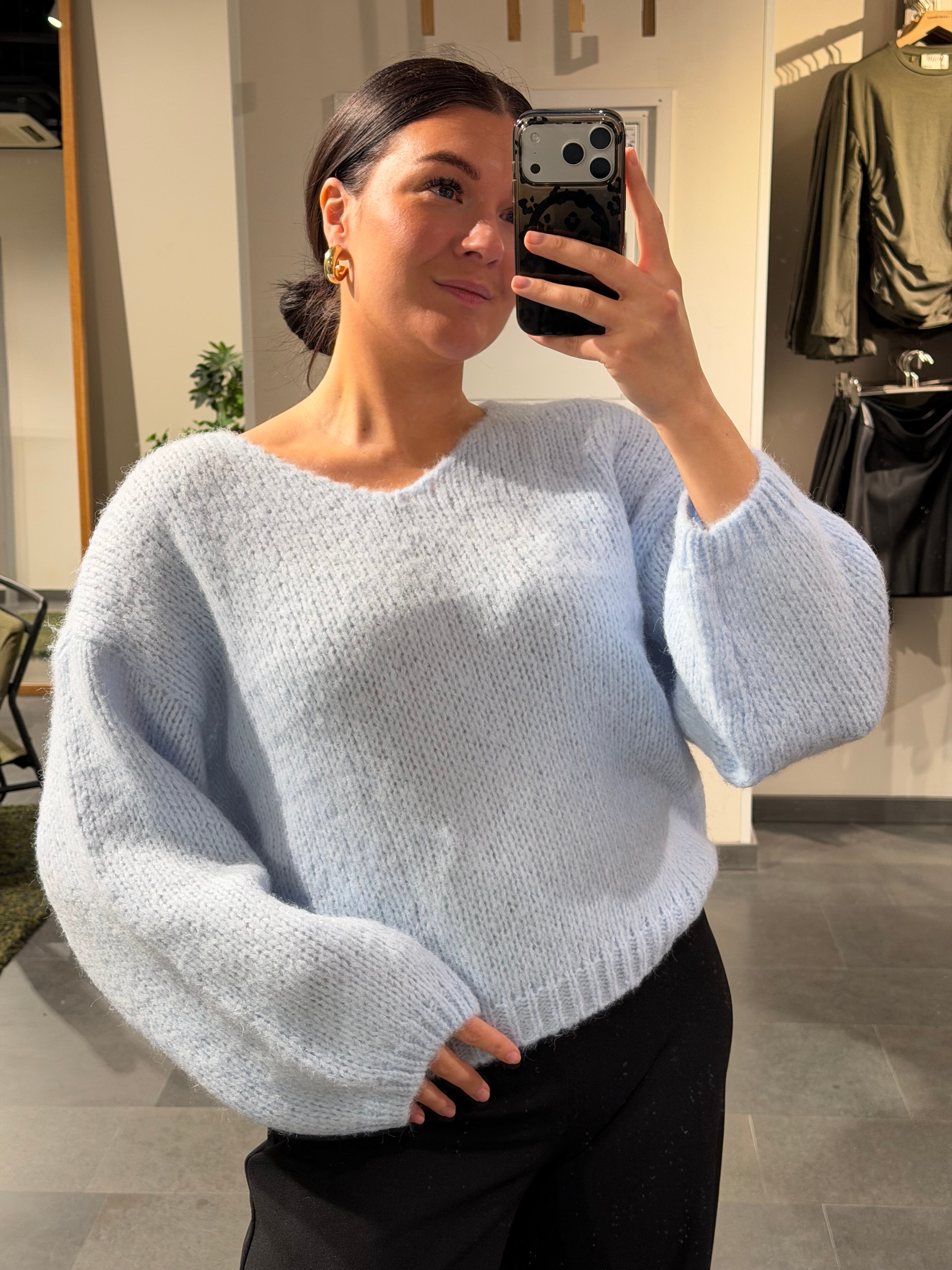 VMMAYBE Pullover - Cashmere Blue