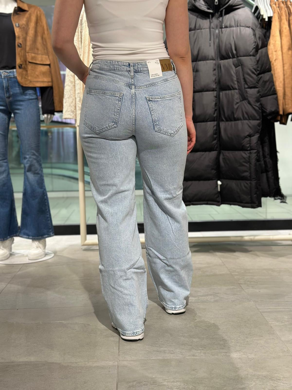 VMTESSA Jeans - Light Blue Denim