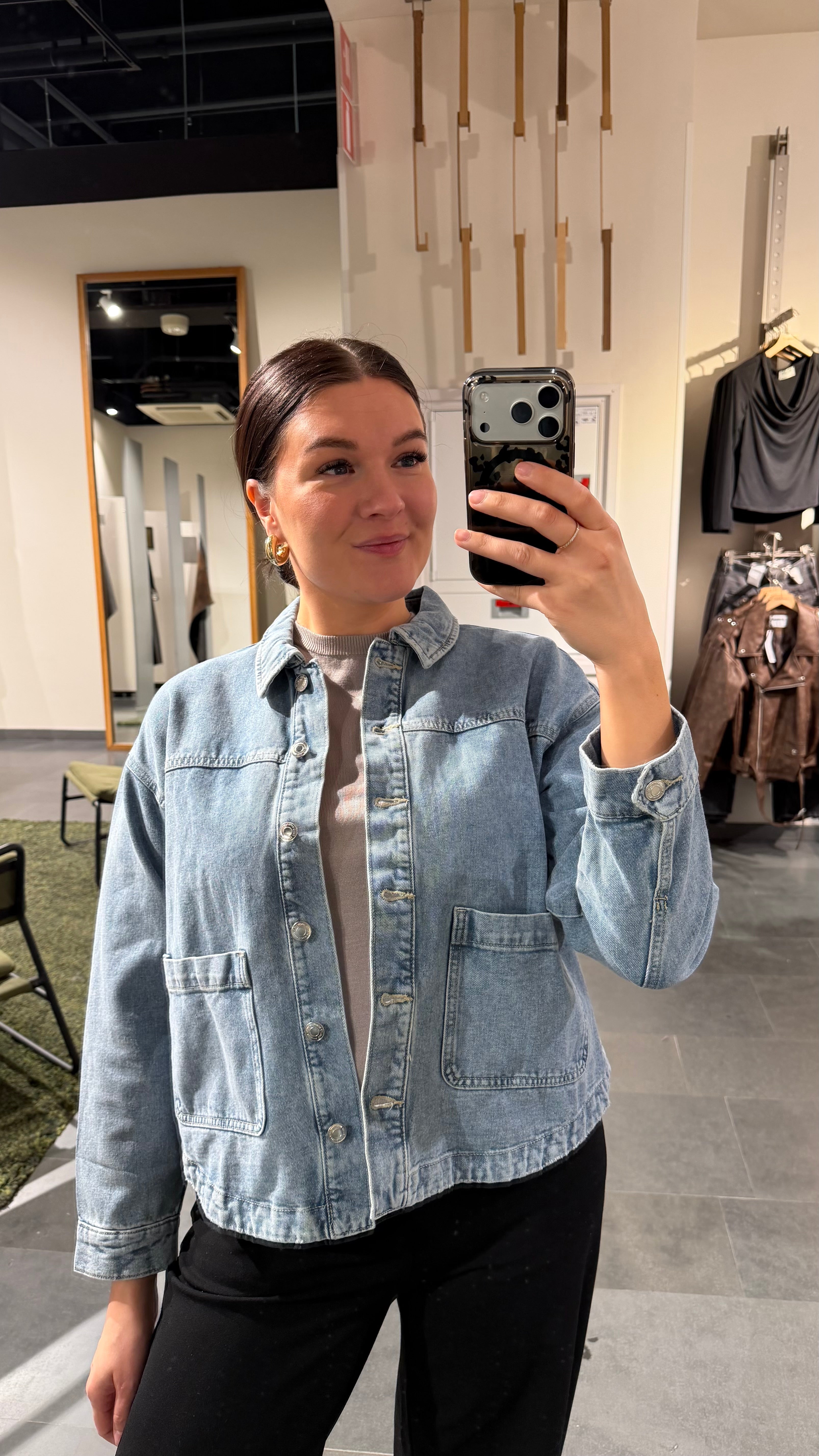 VMJAMIE Denim Jacket - Light Blue Denim