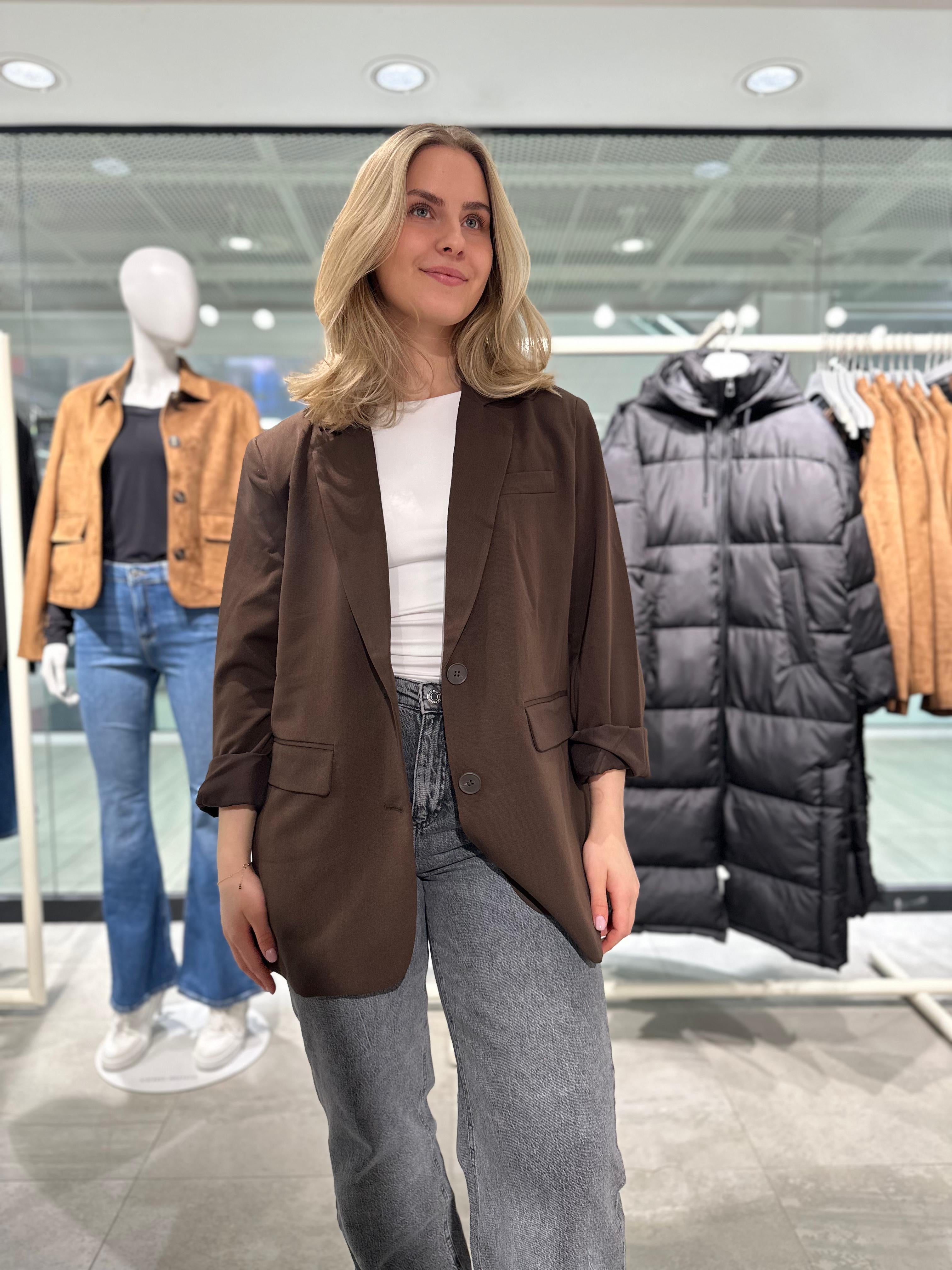 PCKAMIL Blazer - Hot Fudge