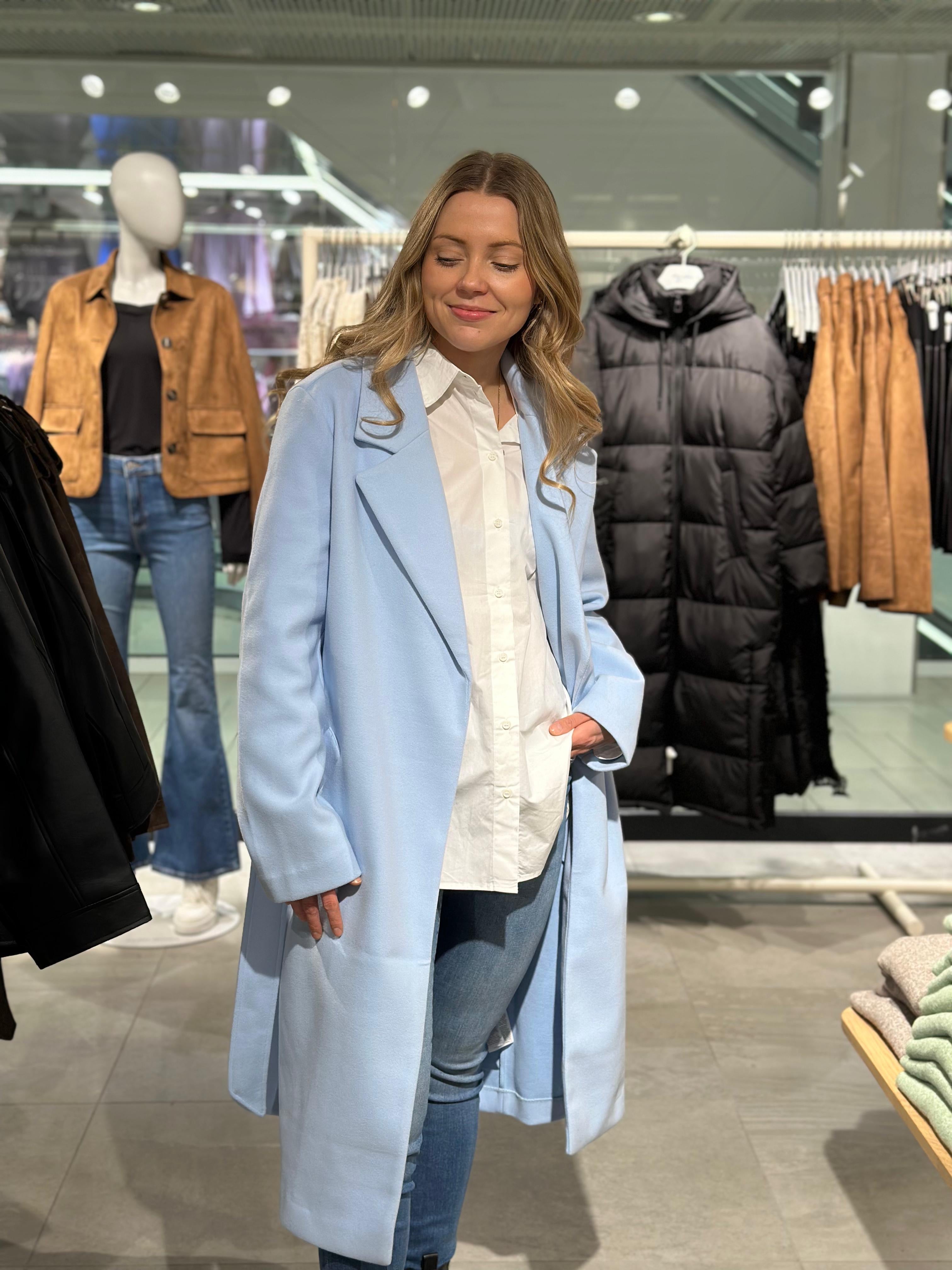 VMFORTUNEAYA Coat - Cashmere Blue