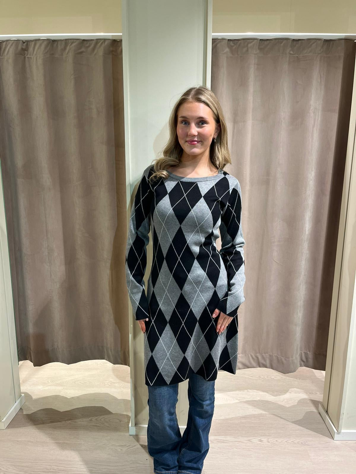 VMMILANO Midi Dress - Medium Grey Melange